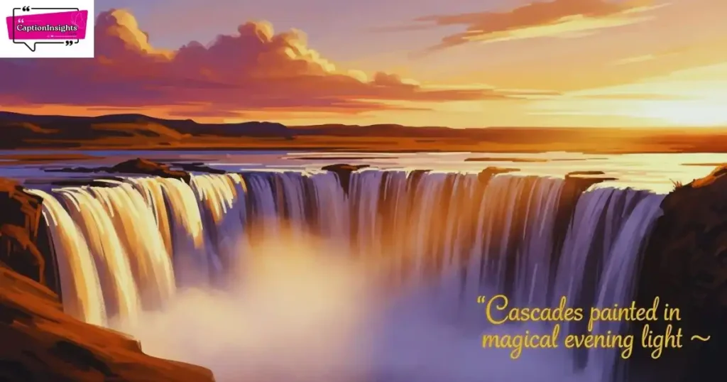 Aesthetic Waterfall Captions for Instagram