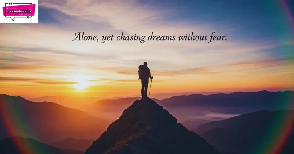 Alone Captions for Instagram to Inspire You