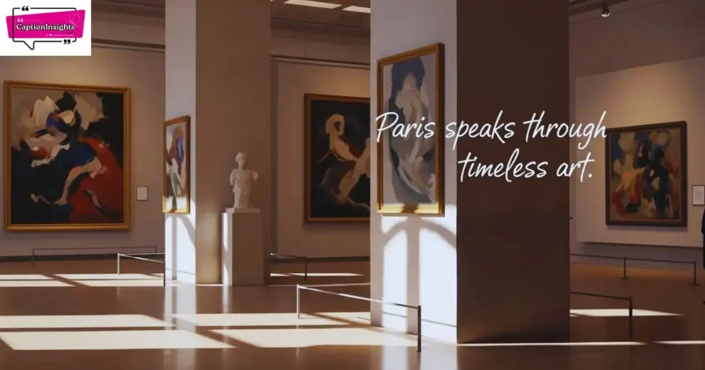 Art & Museum Paris Captions