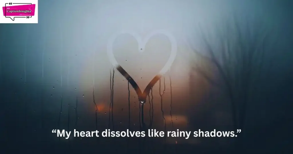 Broken-Heart Sad Captions for Instagram
