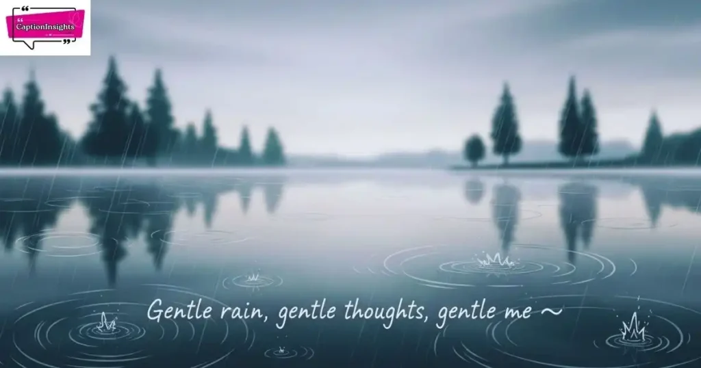 Calm & Peaceful Rain Captions