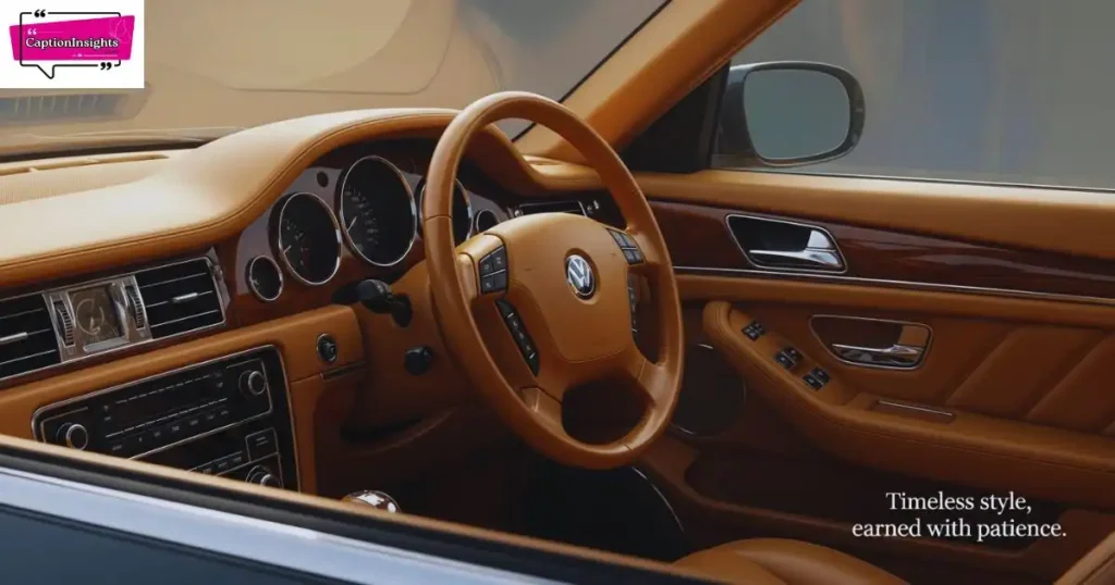 Classic and Stylish New Car Captions