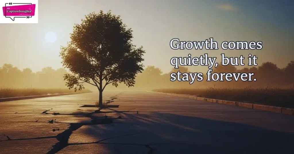 Comeback Captions About Personal Growth