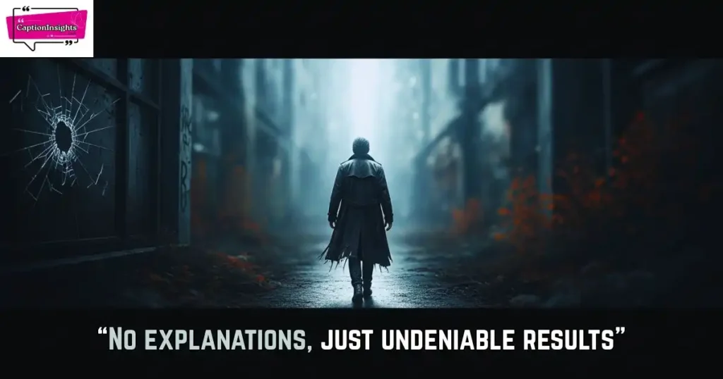 Comeback Captions Without Explaining Anything