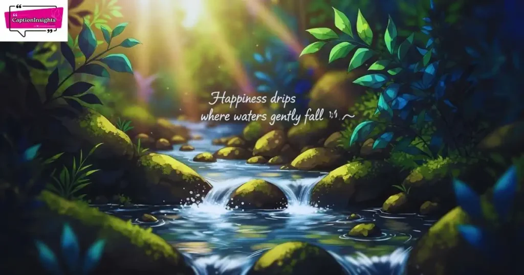 Cute Waterfall Captions for Instagram