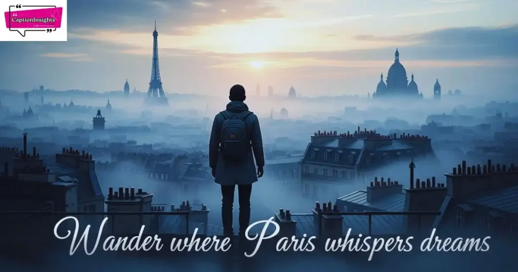 Dreamy Paris Captions for Wanderlusters
