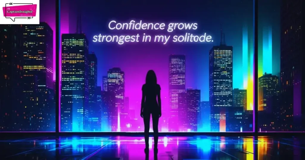 Empowering & Confident Alone Captions