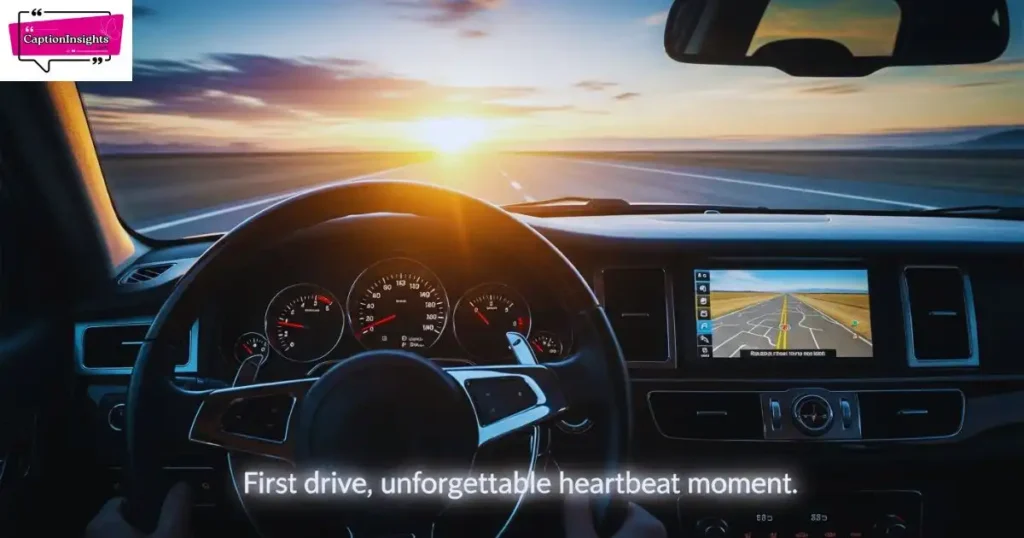 First Ride New Car Captions