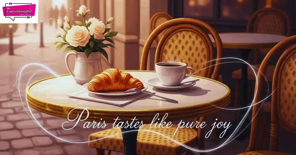 Food & Cultural Focused Paris Captions