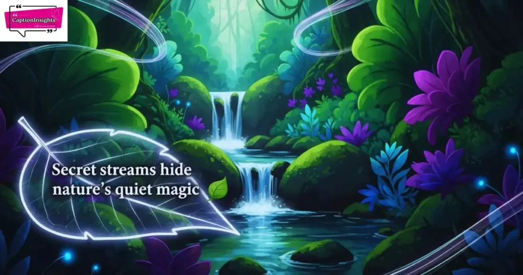 Hidden Gem Waterfall Captions