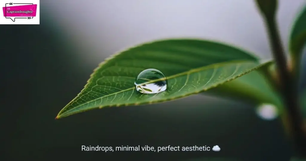 Minimal Rain Captions for Clean Feeds