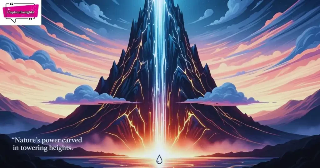 Mountain Waterfall Captions for Instagram