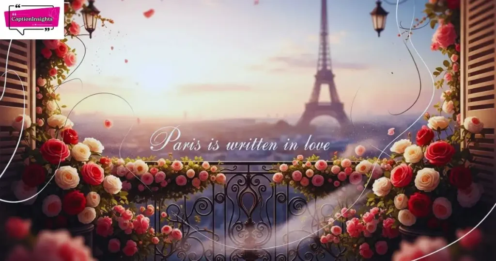 Paris Captions Inspired by Love & Romance