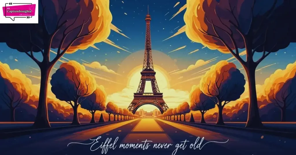 Paris Captions for Eiffel Tower Photos