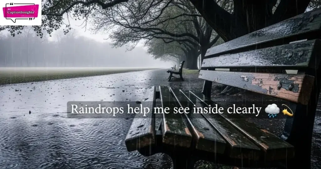 Rain Captions for Self-Reflection