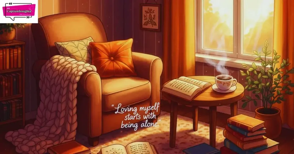 Self-Love in Solitude Captions
