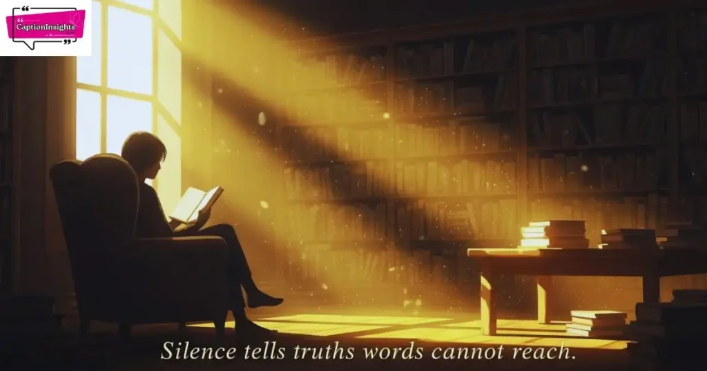Silence Speaks_ Alone Captions for Instagram