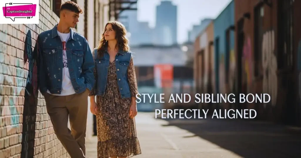 Stylish Brother Sister Captions for Instagram