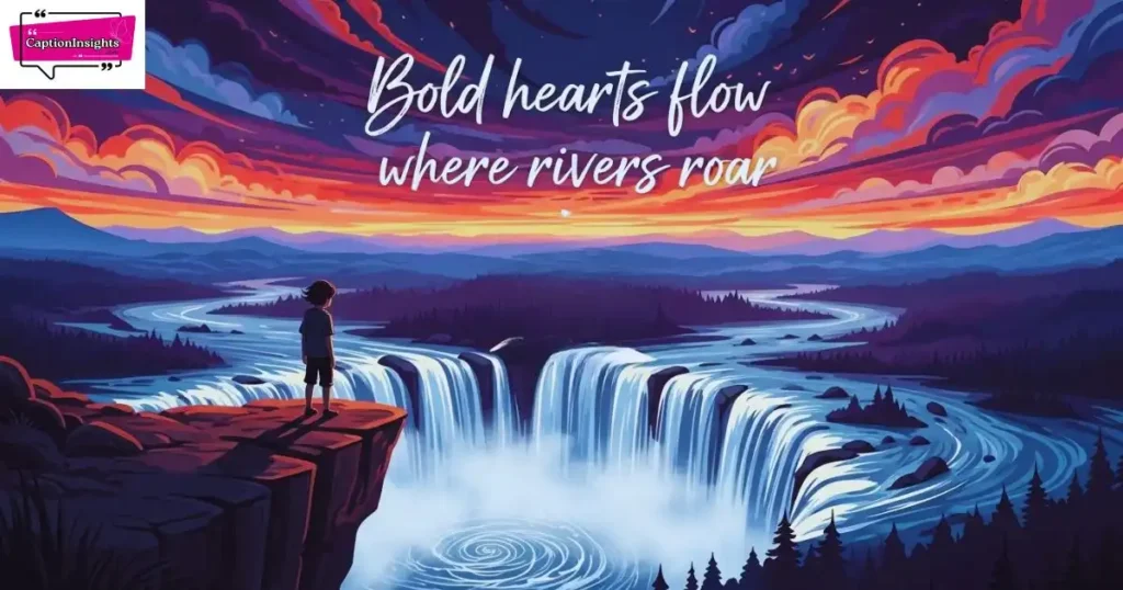 Waterfall Captions for Instagram for  Boy