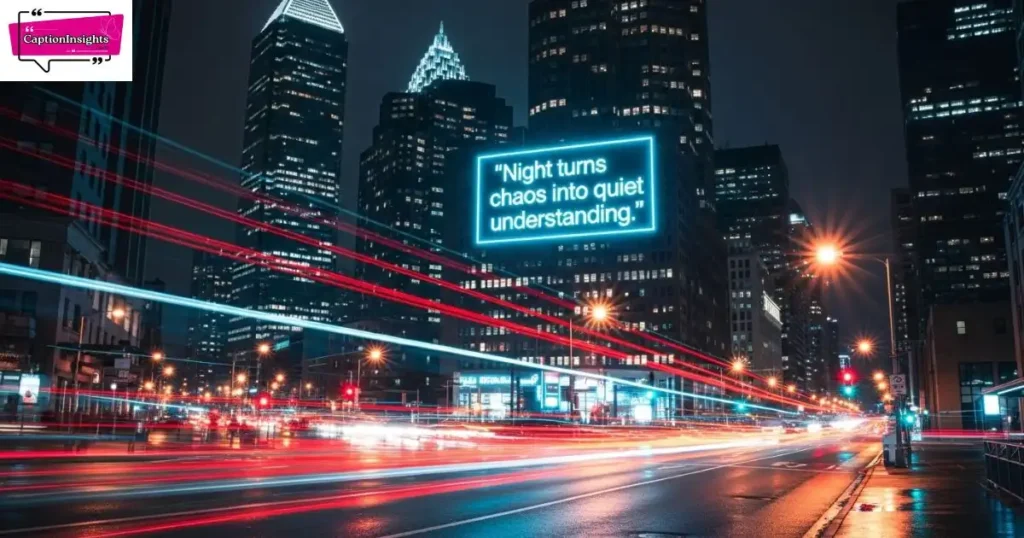 Dark Captions for Night Photography