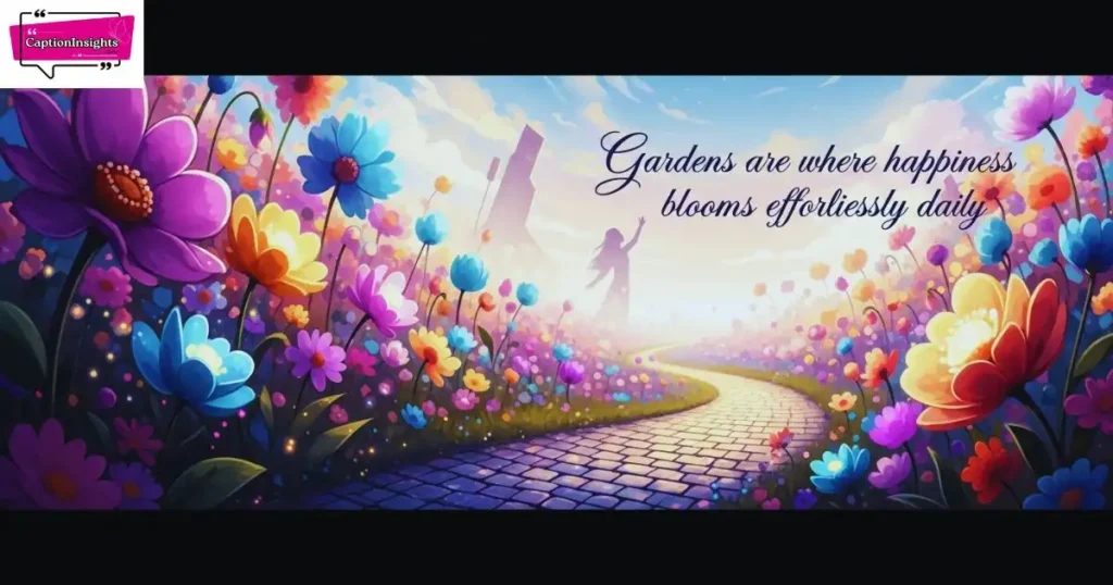 Flower Garden Captions for Instagram