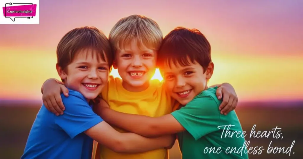 Friendship Trio Captions for Instagram