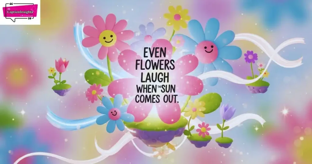 Funny Flowers Captions for Instagram