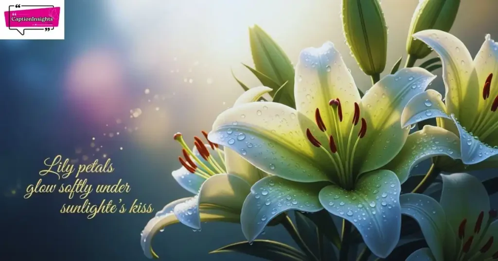 Lily Flowers Captions for Instagram