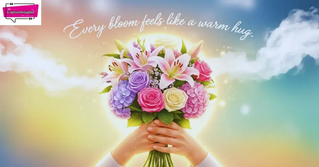 Receiving Flowers Captions for Instagram