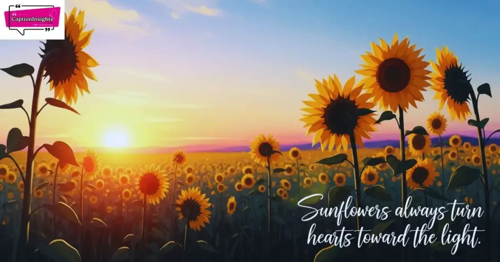 Sunflower Quotes and Captions