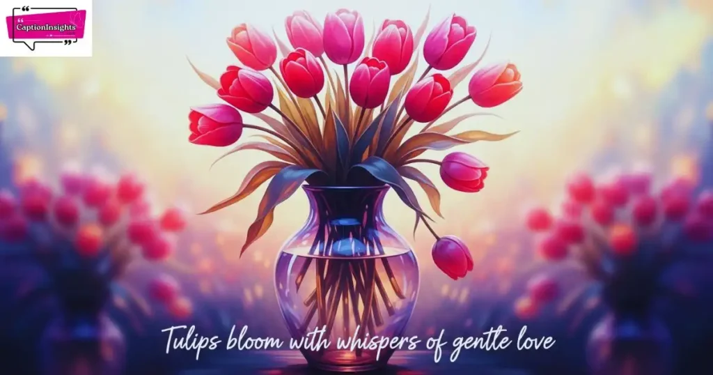 Tulip Love Captions