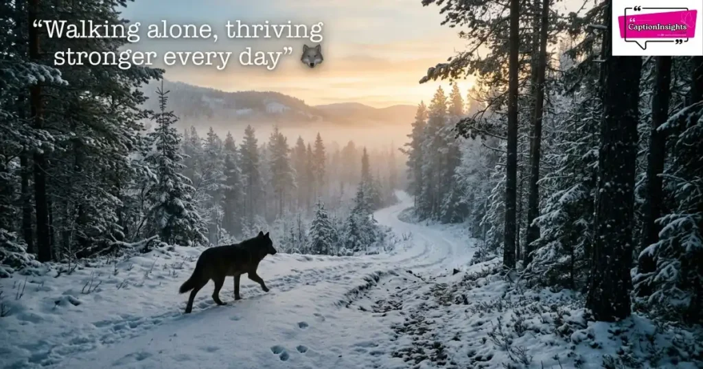 Lone-Wolf Sigma Captions for Instagram