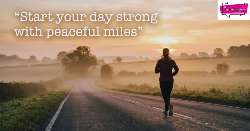 Morning Run Captions for Instagram