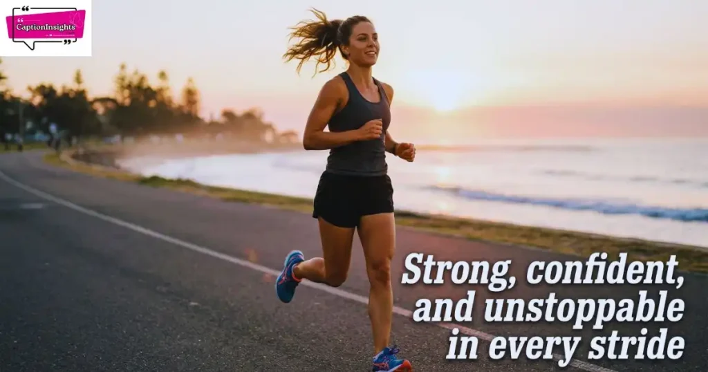 Running Captions for Girls