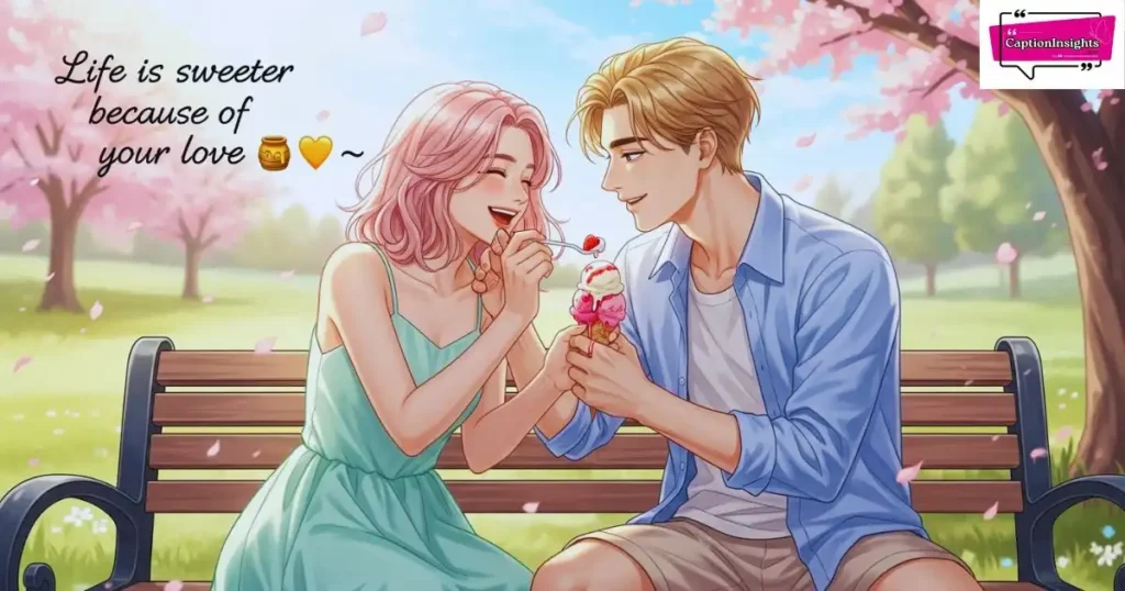 Sweet Love Captions for Instagram 🍭